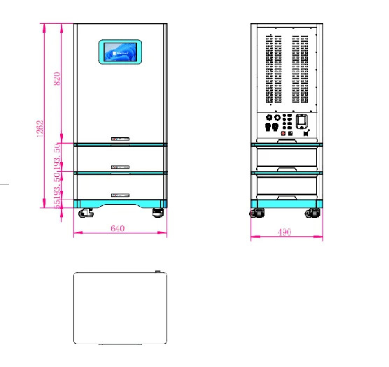 15 kW 20 kW 25 kW 30 kW Ess Sistema tutto in un unico sistema Inverter Batteria al litio LiFePO4