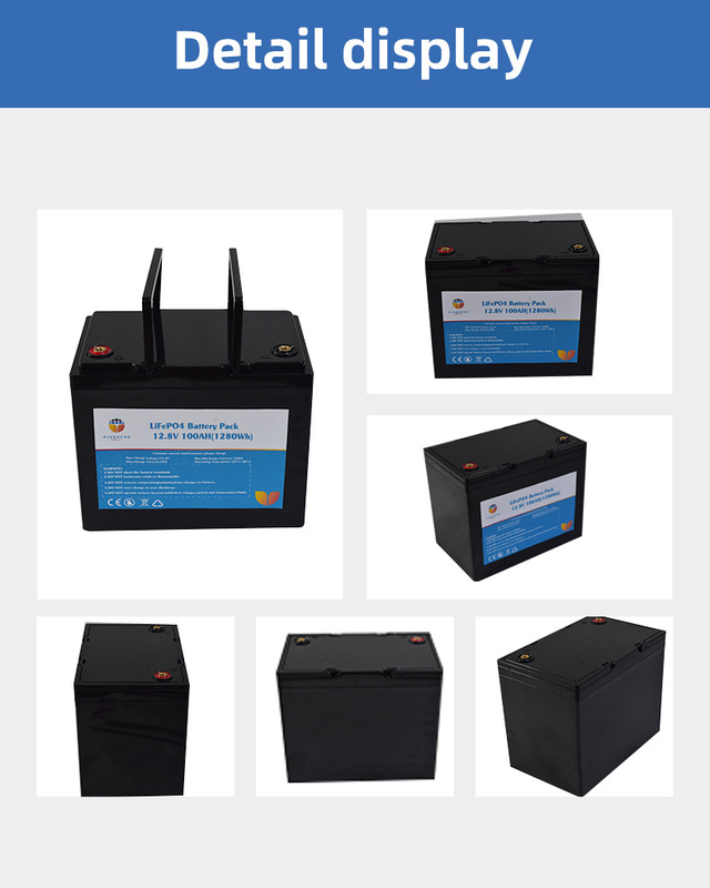 Batterie di litio a bassa temperatura 12V Lifepo4 batteria 12,8v 100AH Batterie di litio a bassa temperatura
