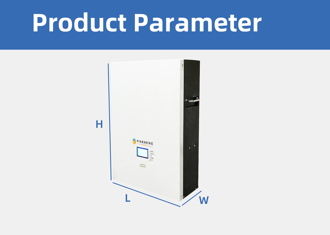 Pinsheng batteria al fosfato di ferro 10kwh batterie murali lifepo4 48V 51.2V batteria solare agli ioni di litio 200ah