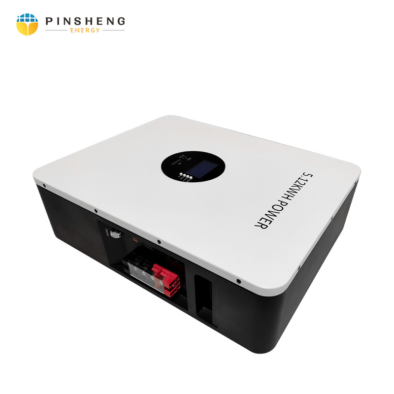 Pinsheng Power Wall Lifepo4 Batteria di accumulo di energia solare 10Kwh 48V 100Ah 200Ah Batterie agli ioni di litio Solar Powerwall con Bms