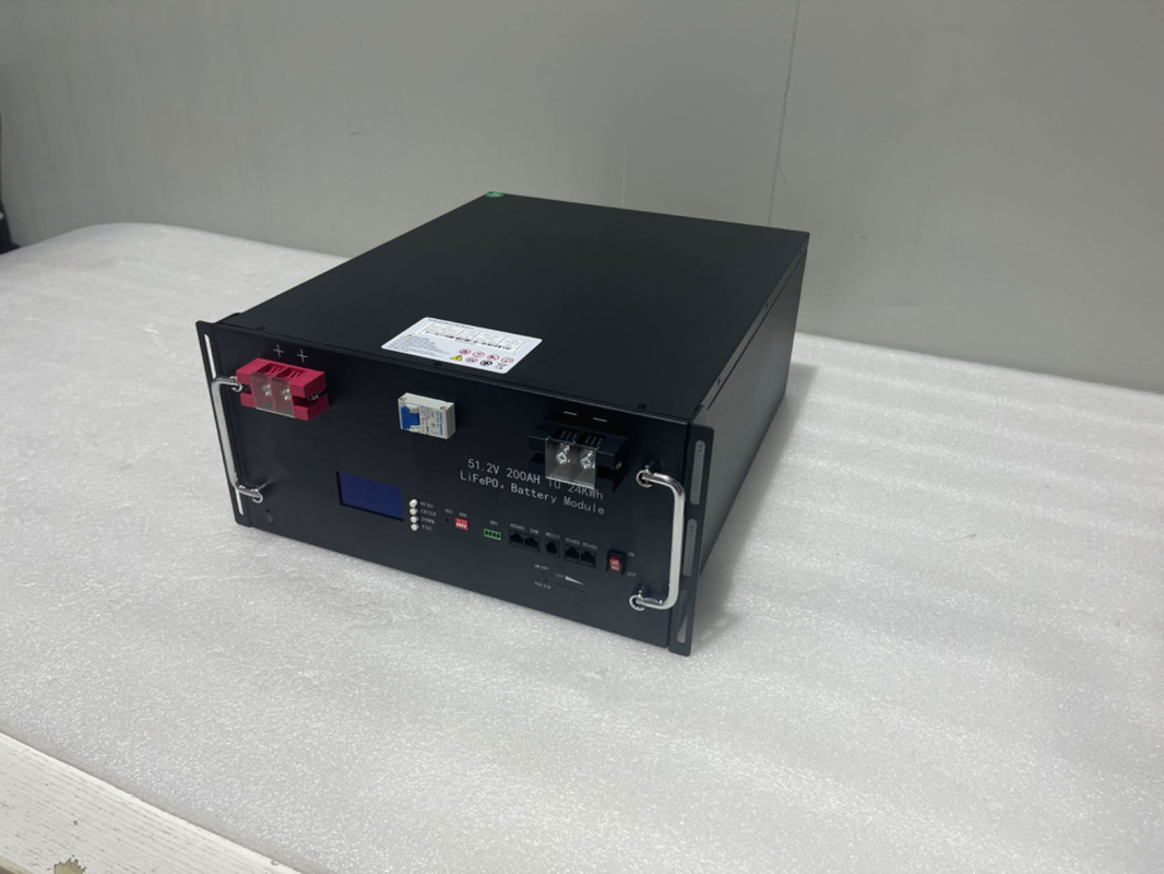 Montaggio rack di grande capacità 51.2V 10-60KWh Cella della batteria al litio con BMS intelligente