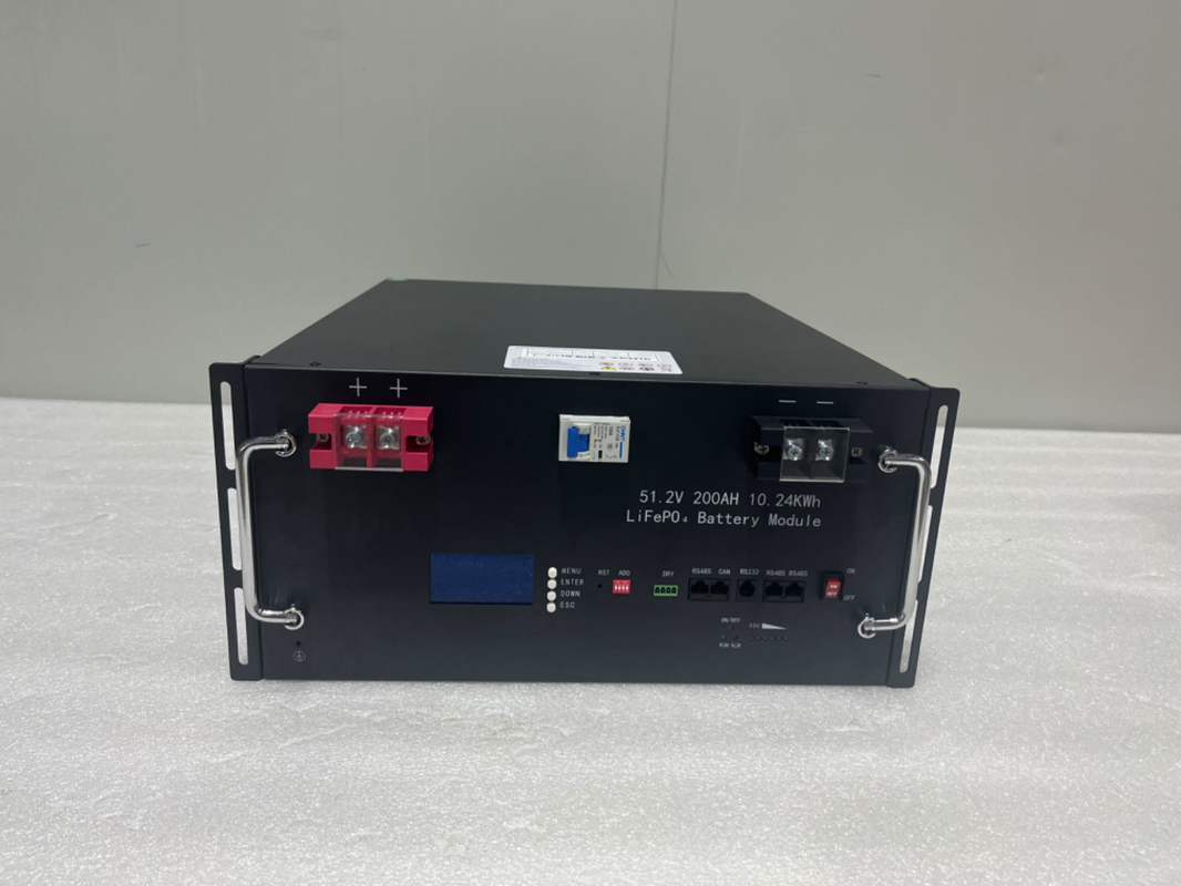 Batterie di stoccaggio Lifepo4 Batteria elettrica al litio Lifepo4 Batteria 51.2v Lifepo4 Batteria