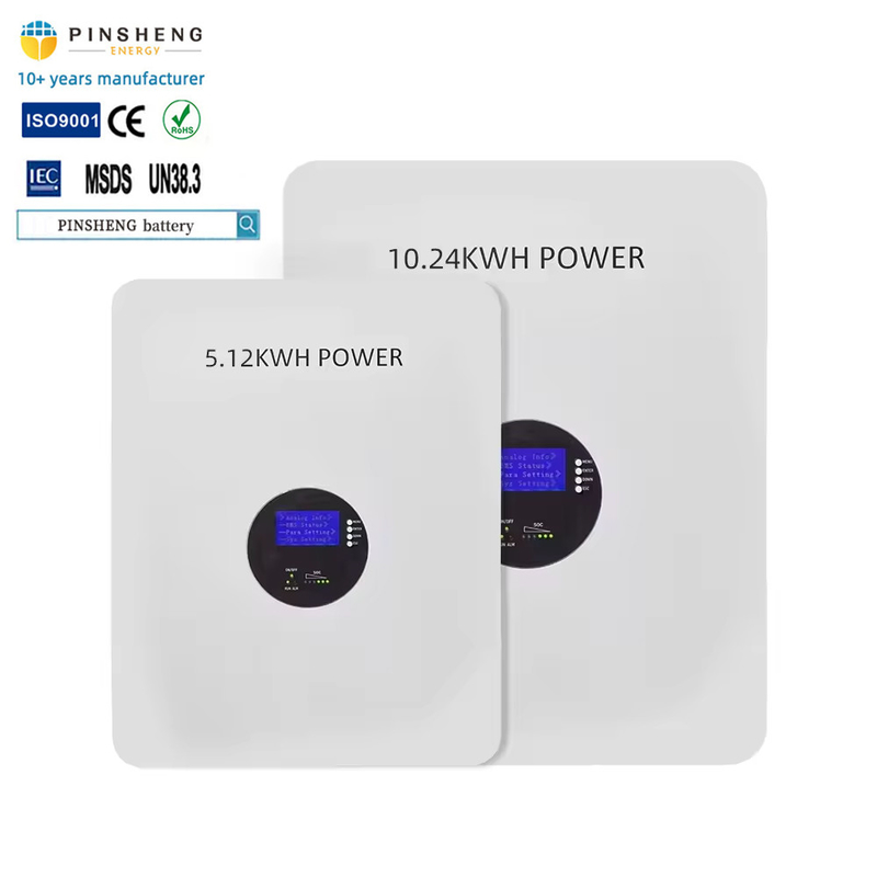 Pinsheng Sistema di generazione di energia personalizzato Batteria di accumulo di energia solare ad alta tensione 100Ah LiFePo4