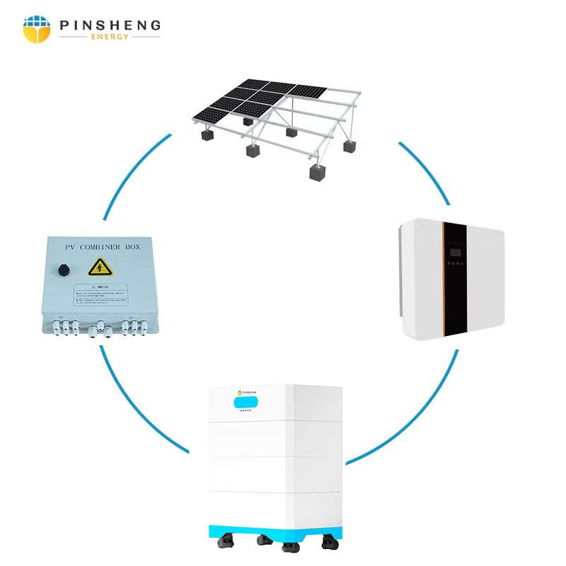 PINSHENG Batteria al litio 15kWh 51.2V 280Ah 300Ah Home LiFePO4 Batteria Pack Batteria di accumulo di energia solare per uso domestico