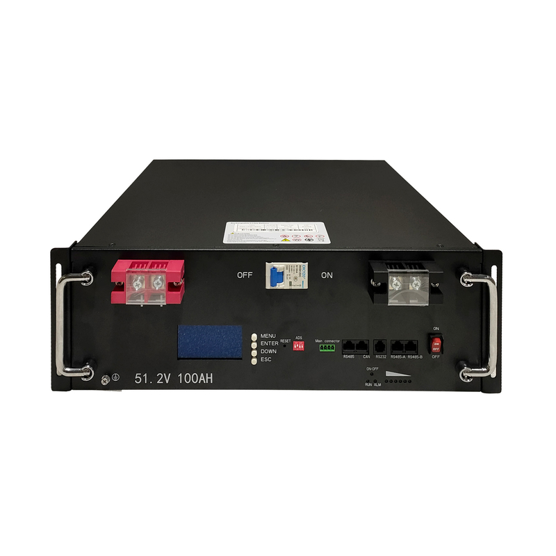 5kwh 10kwh accumulo di energia domestico modulo agli ioni di litio 100ah armadio del servo rack batteria lifepo4 ad alta tensione