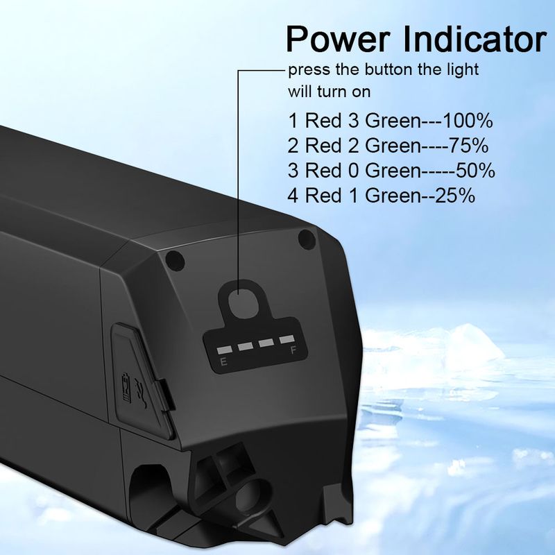 Batteria nascosta al litio per e-bike Dorado 36V 30AH 48V 25AH con celle 21700 per bicicletta elettrica