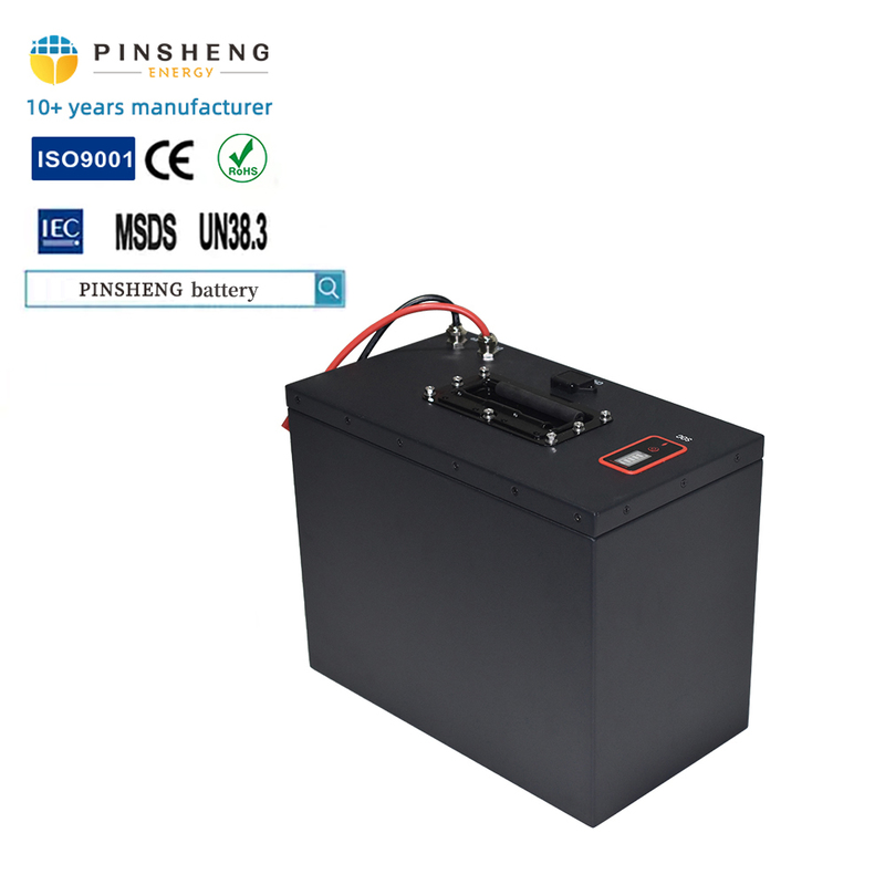 72V 50Ah Rechargeable Lithium Ion Battery with Smart BMS and 3-Year Warranty for Electric Scooters