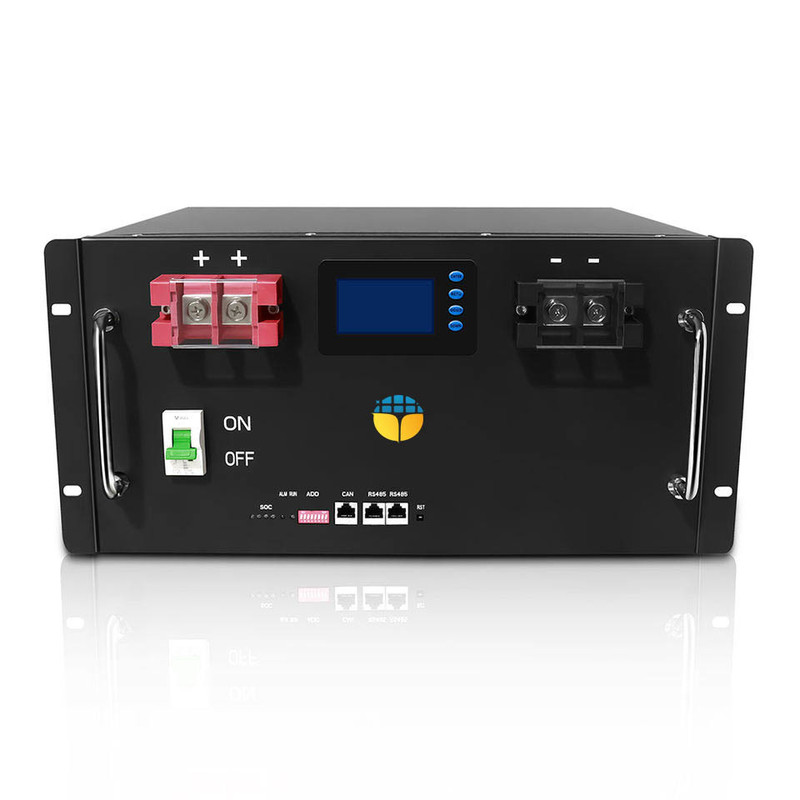 Batteria LiFePO4 48V 200Ah con 6000 cicli di vita 51.2V 5KWh Batteria agli ioni di litio per accumulo di energia solare