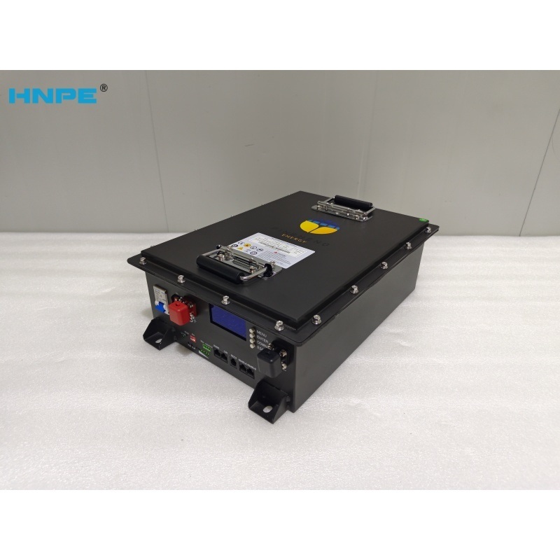 Batteria al litio LiFePO4 di alta qualità HNPE CE 25.6V 100AH, batteria per accumulo di energia solare montata su rack con temperatura di esercizio 0-55°C