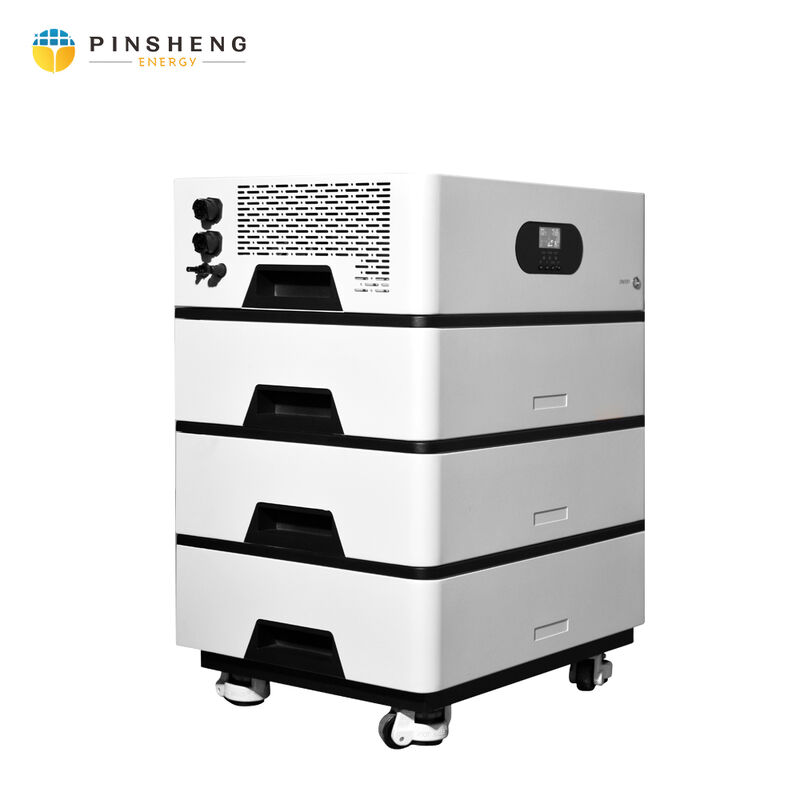 nuovo design fornitura commerciale 5kw 10kw kit completo con bluetooth inverter ibrido sistema di stoccaggio dell'energia solare 51.2V batteria al litio