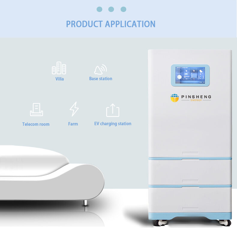 PINSHENG Alta tensione 10Kw 20Kwh 25Kwh 30Kwh Batteria per uso domestico tutto in un inverter Sistema di energia solare ibrida