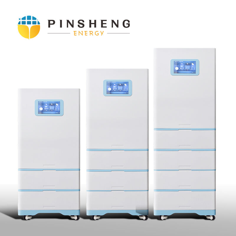 PINSHENG Alta tensione 10Kw 20Kwh 25Kwh 30Kwh Batteria per uso domestico tutto in un inverter Sistema di energia solare ibrida