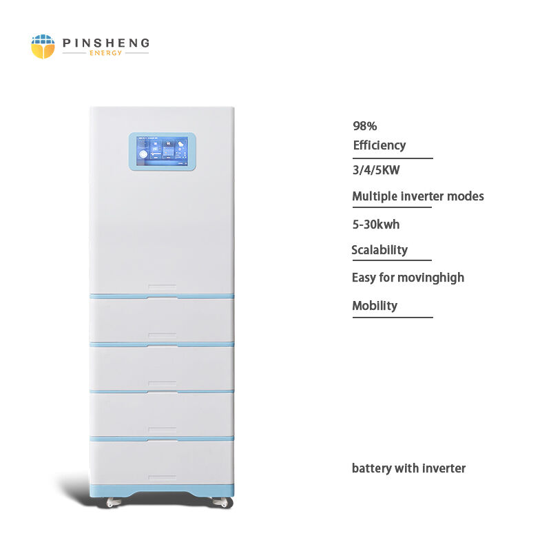 Prezzo all'ingrosso Solare 48v 5120wh 10kwh ess All in One Batteria al litio impilabile Include Inverter Sistema di accumulo di energia domestica