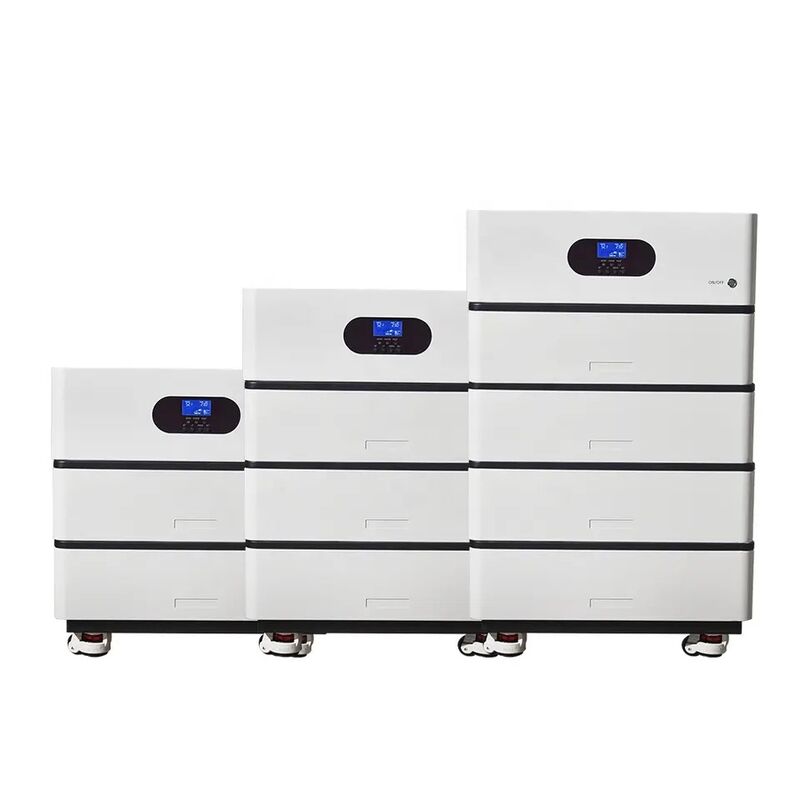 Pinsheng 2023 51.2v LiFePO4 Batteria al litio 500V 200kwh 100kwh Sistema di stoccaggio di energia impilato