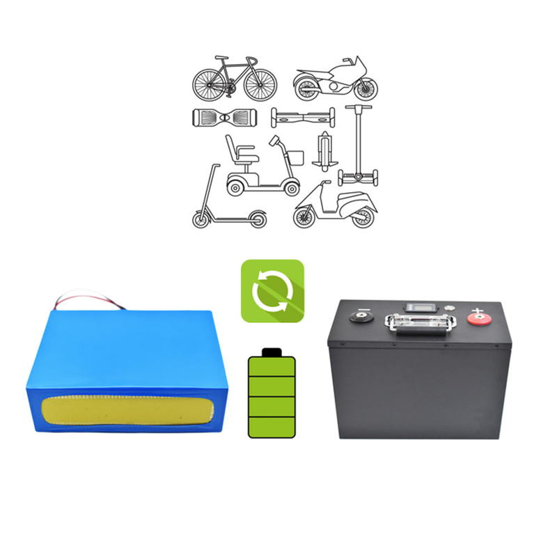 batteria dell'Accumulatore litio-ione ricaricabile 72v 60v 48v 36v 24v 80ah 60ah 40ah 20ah lifepo4/nmc del pinsheng per e-bike/tirycle