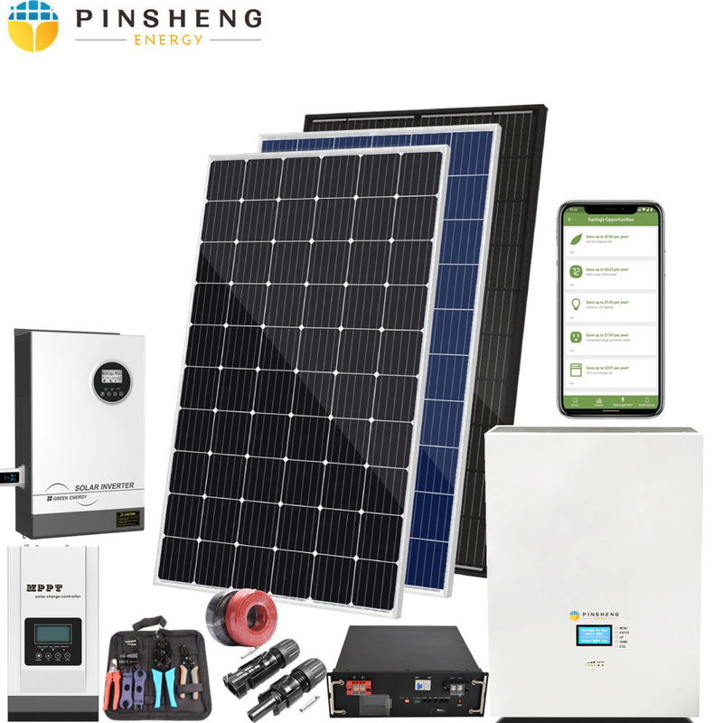 ON GRID OFF GRID Sistema a energia solare 3KW 5KW 10KW 15KW per solare domestico