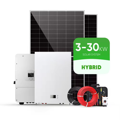 Impostazione fuori rete per uso domestico e commerciale di un set completo di sistema di energia solare 50KW 60KW 70KW