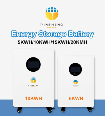 Pinsheng affidabile 48V LiFePO4 batterie pacchetti 10KWh & 15KWh Immagazzinamento di energia solare con 200Ah, 280Ah, 300Ah Opzioni